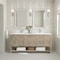 James Martin Vanities 72'' Double Vanity, Whitewashed Oak w/ Single Hole 3 CM White Zeus Quartz Top & Backsplash 330-V72-WWO-1WZ - alternate 4